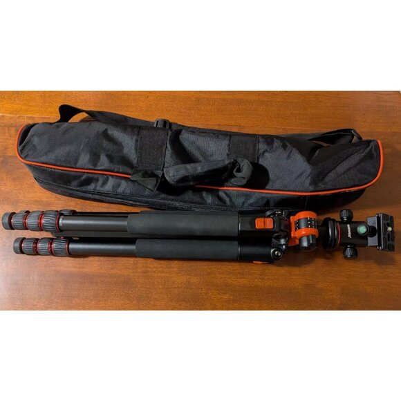 Neewer N284+G0 72 Inch Camera Tripod Monopod Arca Style Mount Red/Black w/ Bag - Picture 7 of 15
